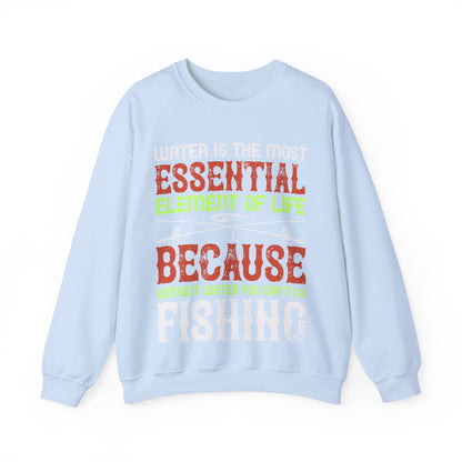 WATER IS THE MOST ESSENTIAL-01 — Unisex Heavy Blend Crewneck (G18000)