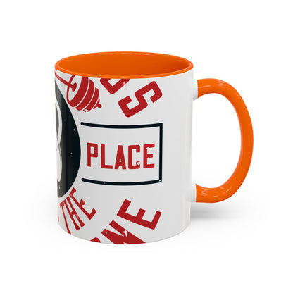 All progress takes place outside the comfort zone-01 — Accent Mug 11/15oz