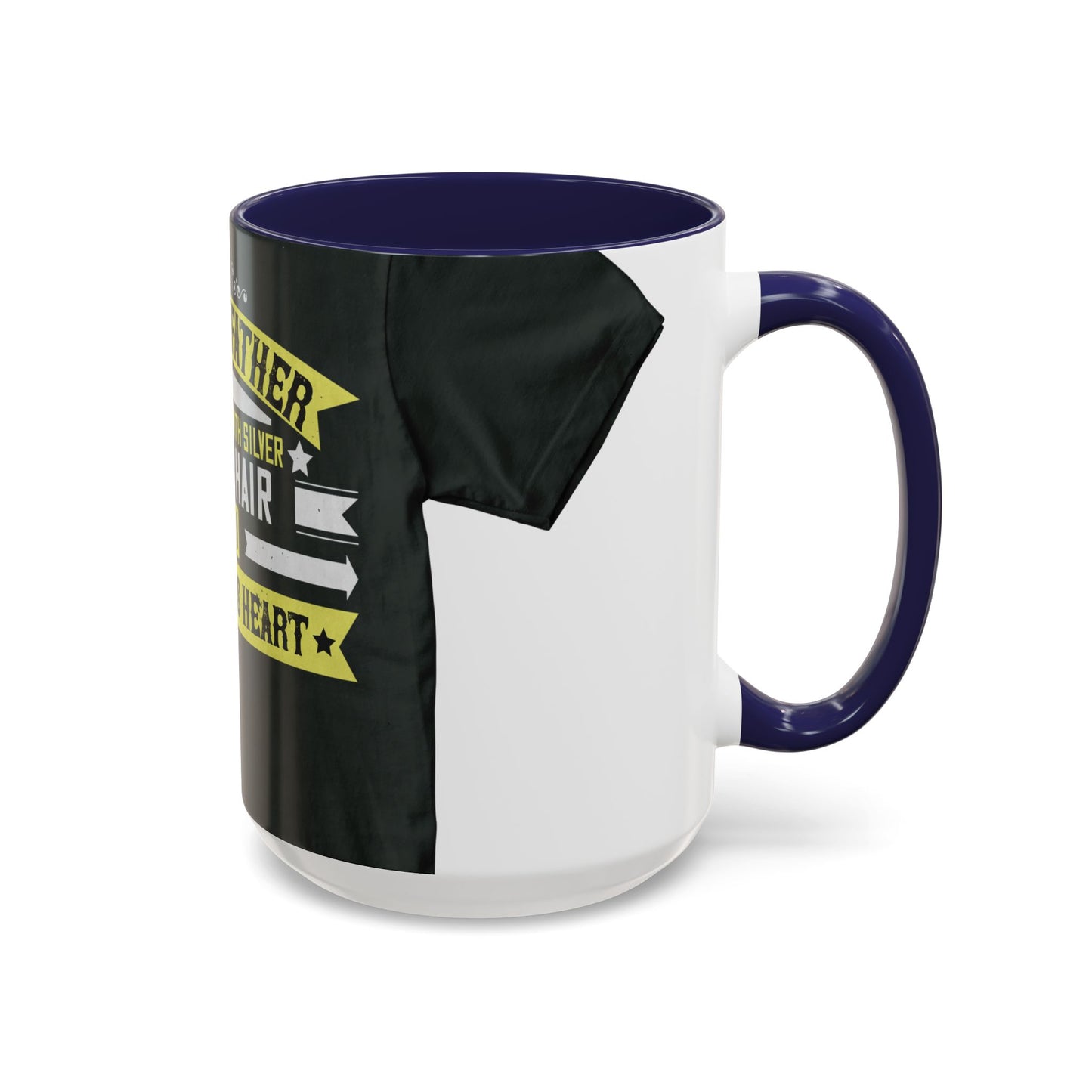 A grandfather is someone with silver-02 — Accent Mug 11/15oz