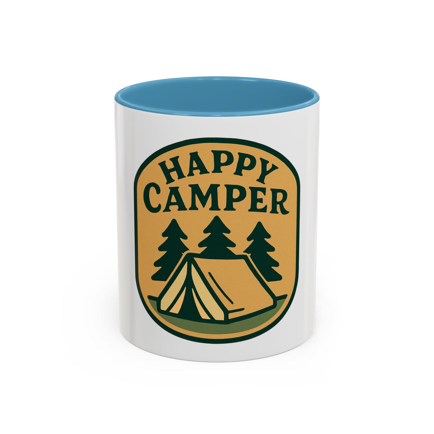 Happy Camper Coffee Mug - Fun Camping Gift, Outdoor Lover's Mug, Adventure Coffee Cup, Holiday Gift, Camping Decor