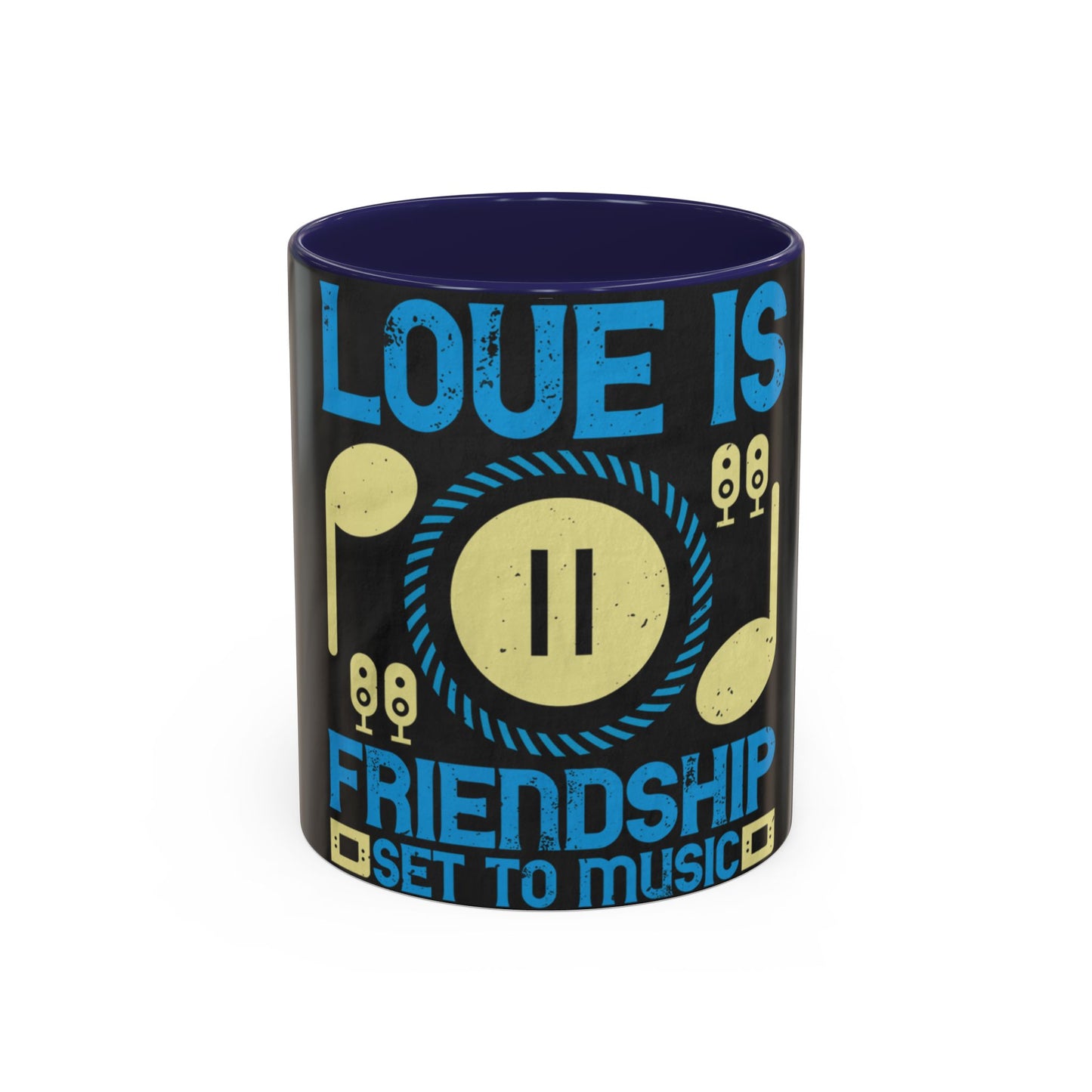Love is friendship set to music — Accent Mug 11/15oz