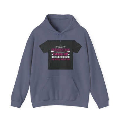 My grandfather was a wonderful role model-01 — Unisex Heavy Blend Hoodie (G18500)