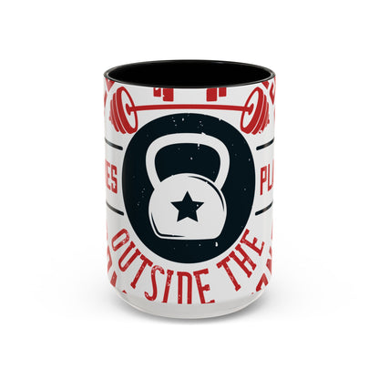 All progress takes place outside the comfort zone-01 — Accent Mug 11/15oz