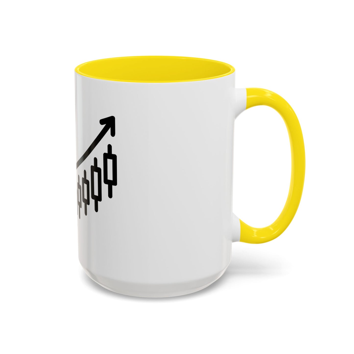 Stock Market Heartbeat Accent Coffee Mug (11, 15oz), Financial Market Trader Gift, Wall Street Investor Mug, Stock Market