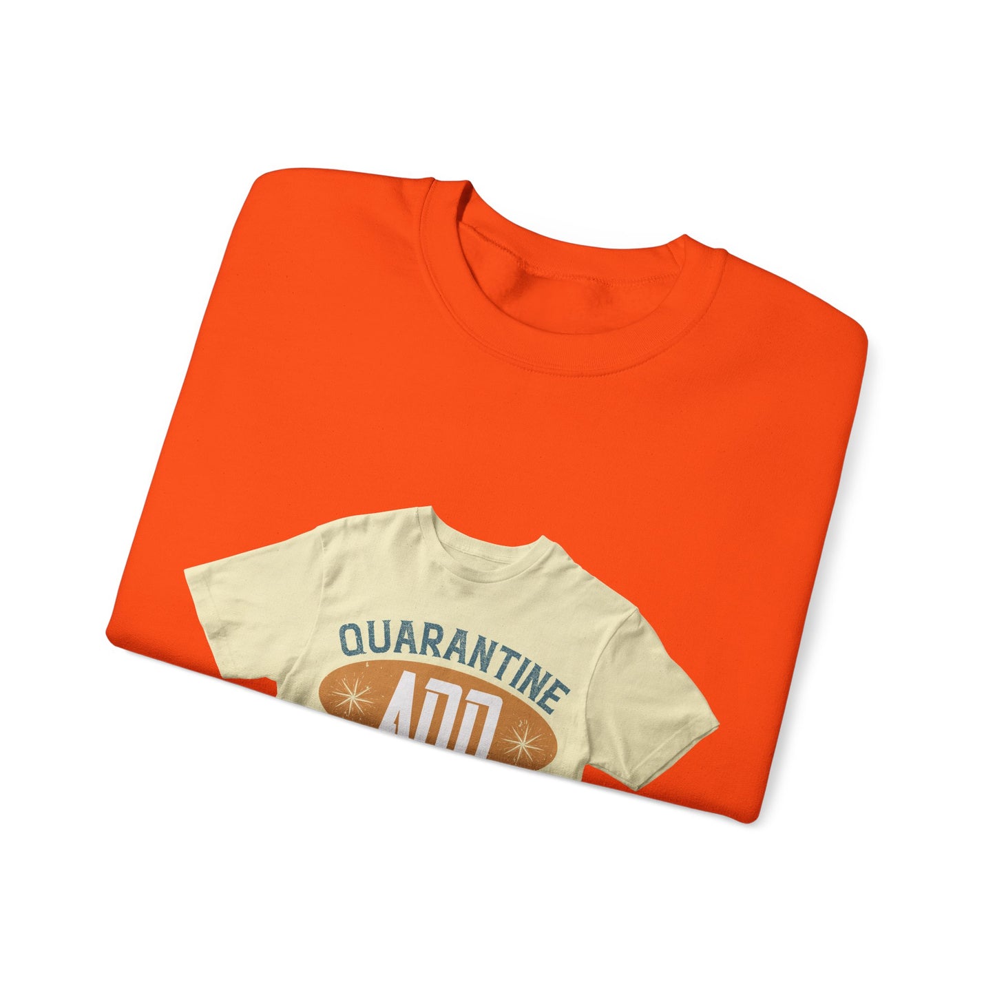 quarantine and chill — Unisex Heavy Blend Crewneck (G18000)