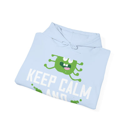 keep calm and quarantine-01 — Unisex Heavy Blend Hoodie (G18500)