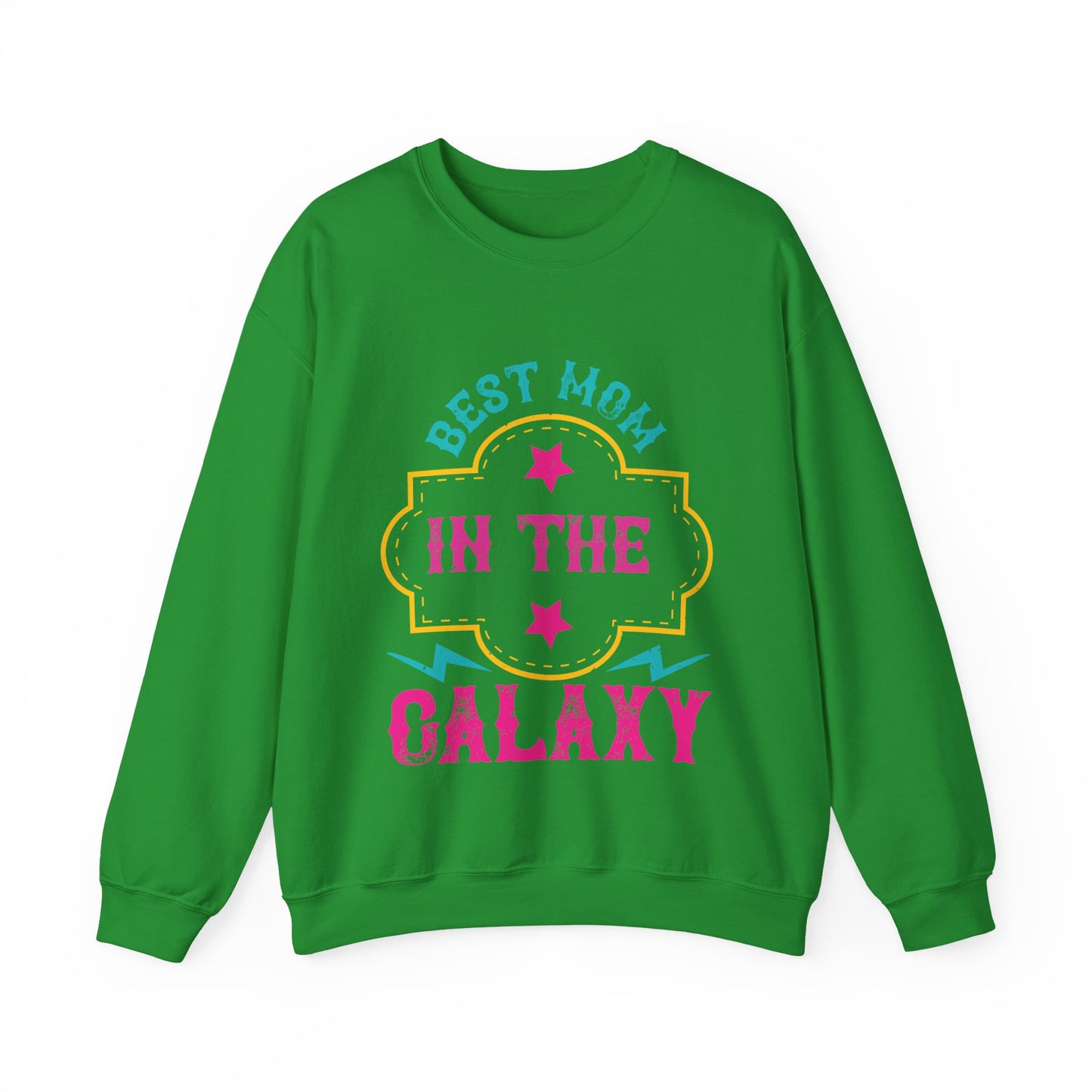 best mom in the galaxy-01 — Unisex Heavy Blend Crewneck (G18000)