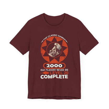 The Classic Gamer 2000 T-shirt, Game Lover Tshirt, Game Shirt, Unisex Shirt, Crewneck Shirt, Short Sleeve Tee, Gift for Him, Gift for Her