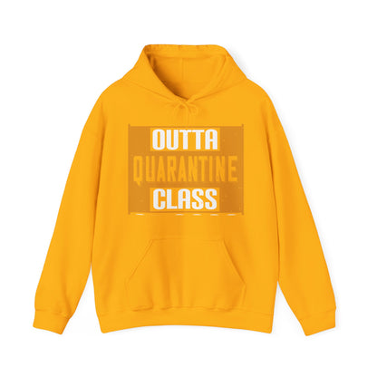 straight outta quarantine class of 2020-01 — Unisex Heavy Blend Hoodie (G18500)