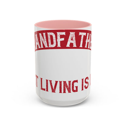 My grandfather always said that living is like licking honey off a thorn-01 — Accent Mug 11/15oz