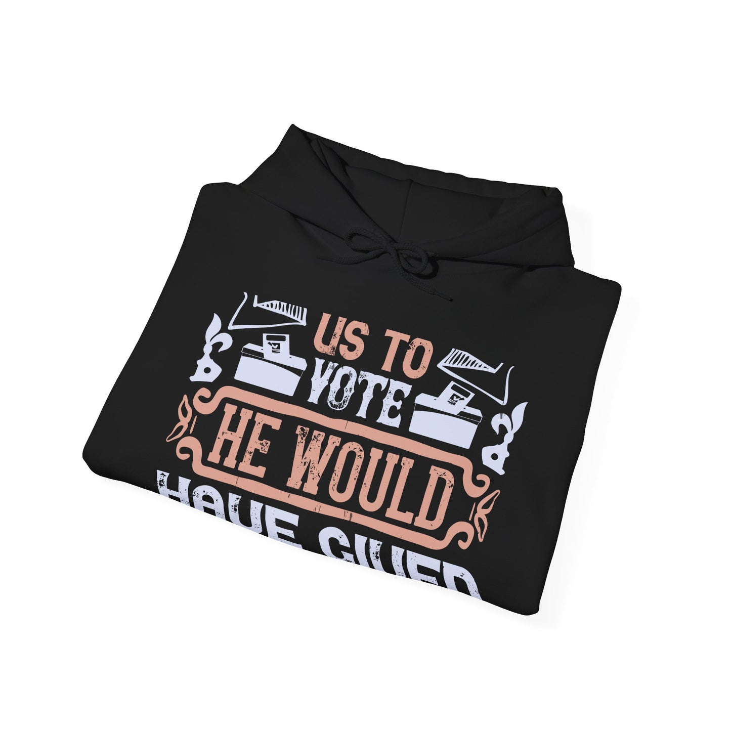 If God wanted us to vote, he would have given us candidates-01 — Unisex Heavy Blend Hoodie (G18500)