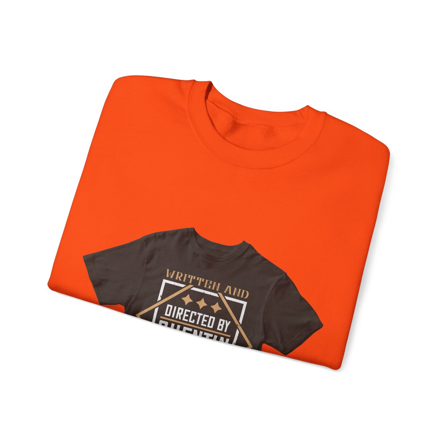 written and directed by quentin quarantine — Unisex Heavy Blend Crewneck (G18000)