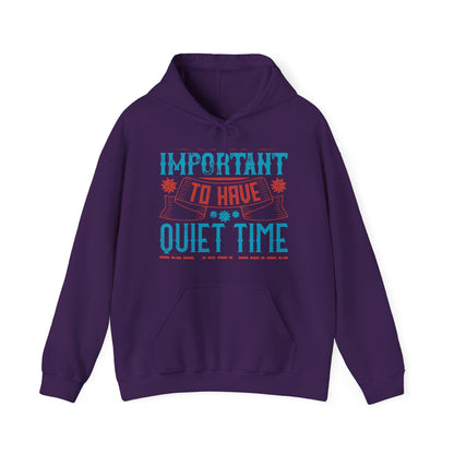 It's important to have quiet time and isolation-01 — Unisex Heavy Blend Hoodie (G18500)