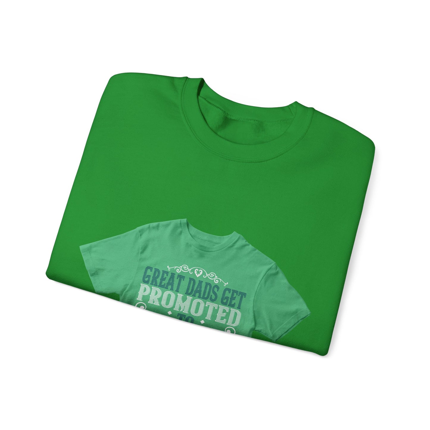 Great dads get promoted to grandpa-02 — Unisex Heavy Blend Crewneck (G18000)