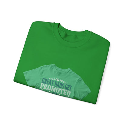Great dads get promoted to grandpa-02 — Unisex Heavy Blend Crewneck (G18000)