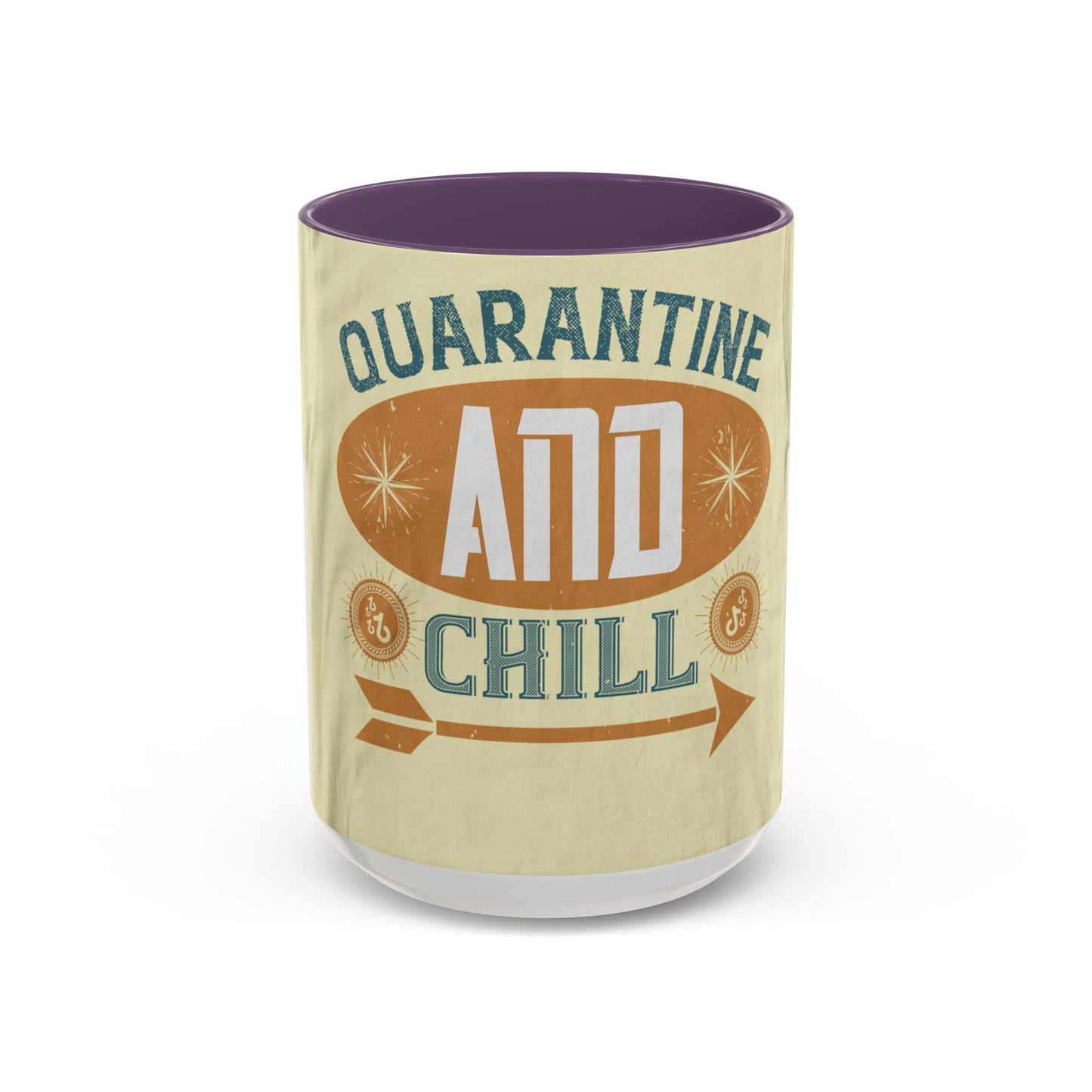 quarantine and chill1 — Accent Mug 11/15oz