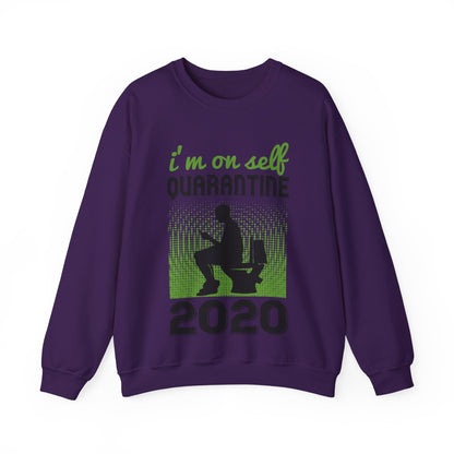 i'm on self quarantine 2020-01 — Unisex Heavy Blend Crewneck (G18000)