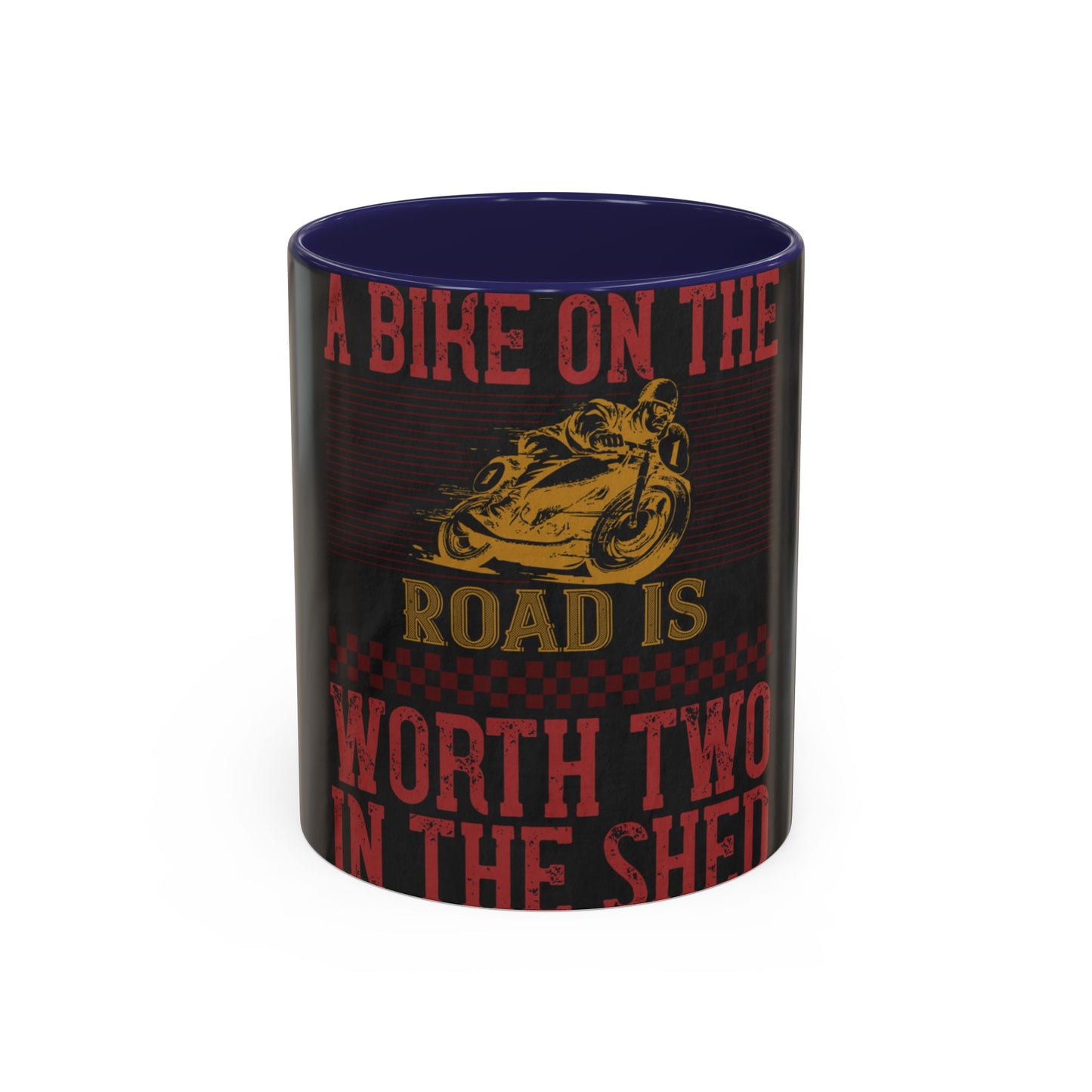 A bike on the worth two in the shet — Accent Mug 11/15oz