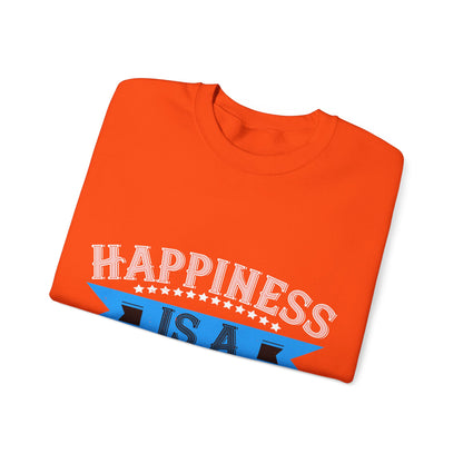 Happiness is a grandpa hug-01 — Unisex Heavy Blend Crewneck (G18000)
