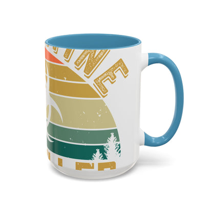 i think quarantine is spelled camping-01 — Accent Mug 11/15oz