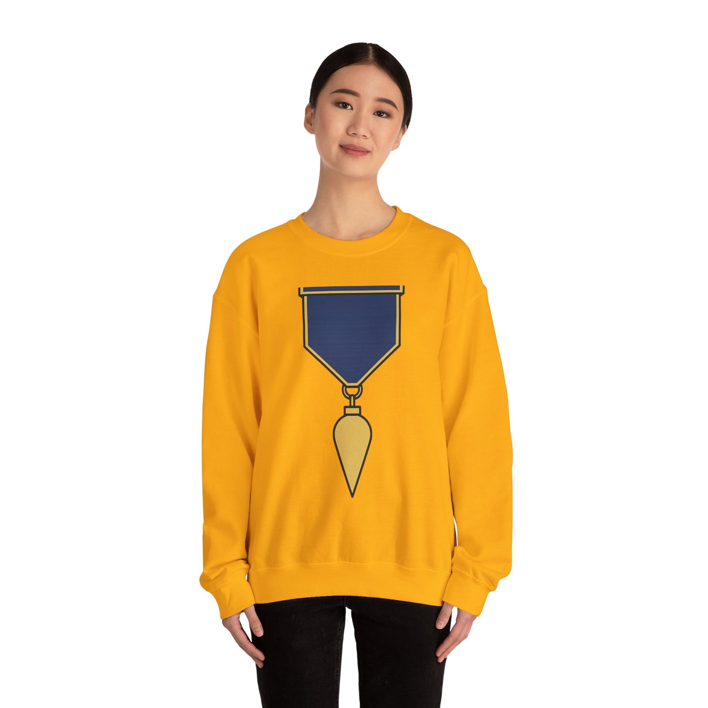 Junior Warden -JW — Unisex Heavy Blend Crewneck (G18000)