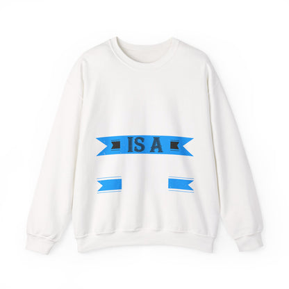 Happiness is a grandpa hug-01 — Unisex Heavy Blend Crewneck (G18000)