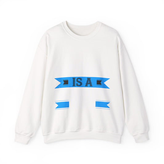 Happiness is a grandpa hug-01 — Unisex Heavy Blend Crewneck (G18000)