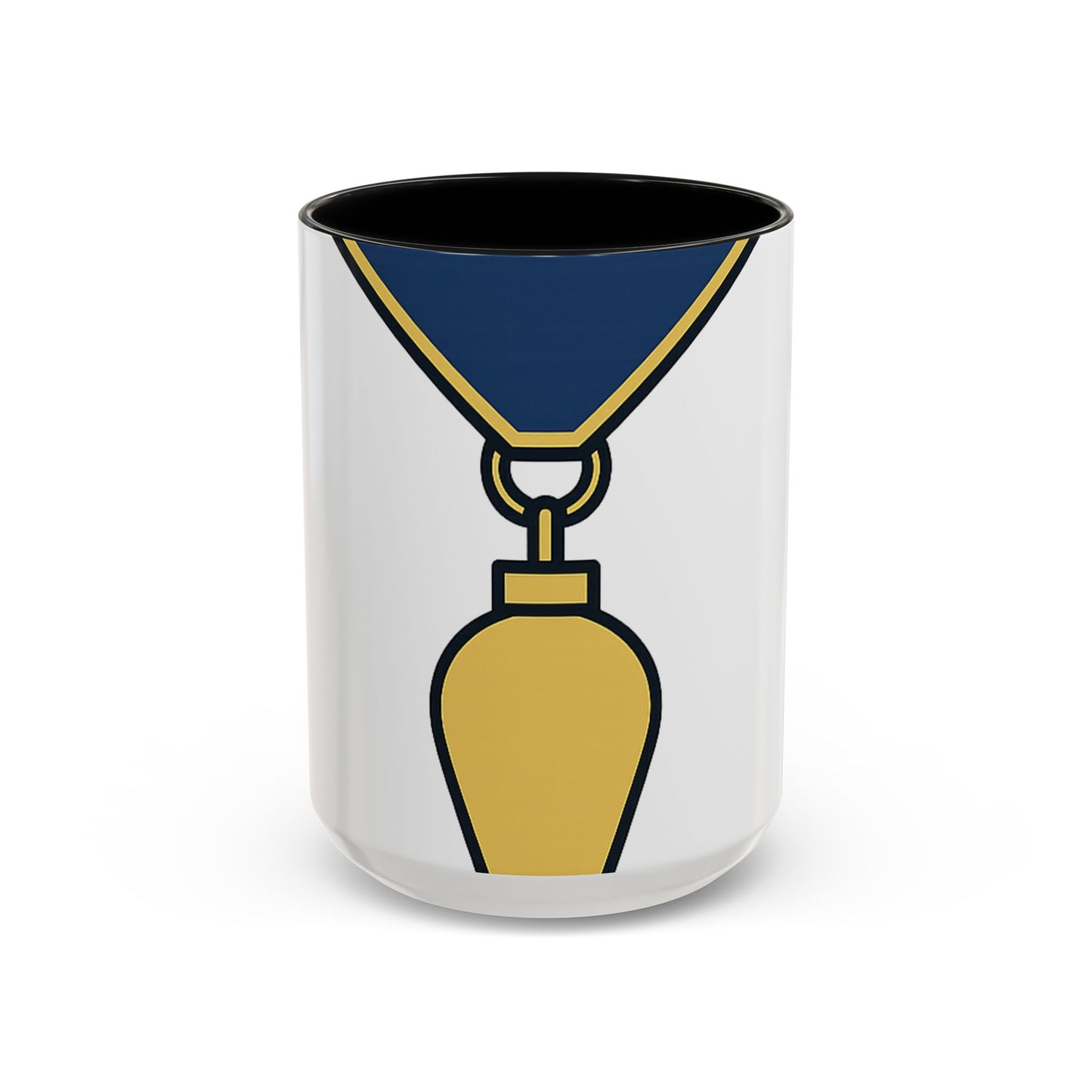 Junior Warden -JW - white bg — Accent Mug 11/15oz