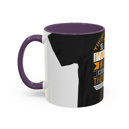 There 's something to be said in favor of working in isolation in the real world — Accent Mug 11/15oz