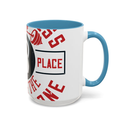 All progress takes place outside the comfort zone-01 — Accent Mug 11/15oz