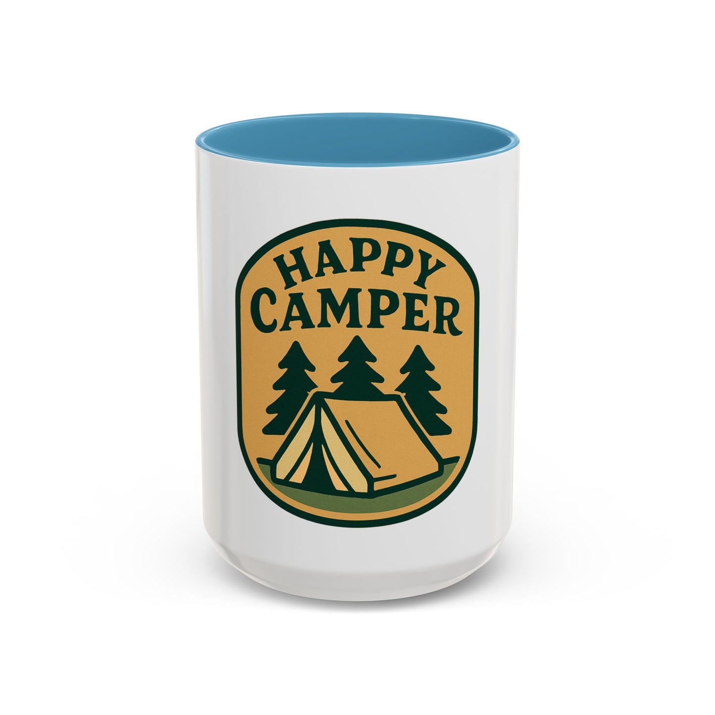 Happy Camper Coffee Mug - Fun Camping Gift, Outdoor Lover's Mug, Adventure Coffee Cup, Holiday Gift, Camping Decor