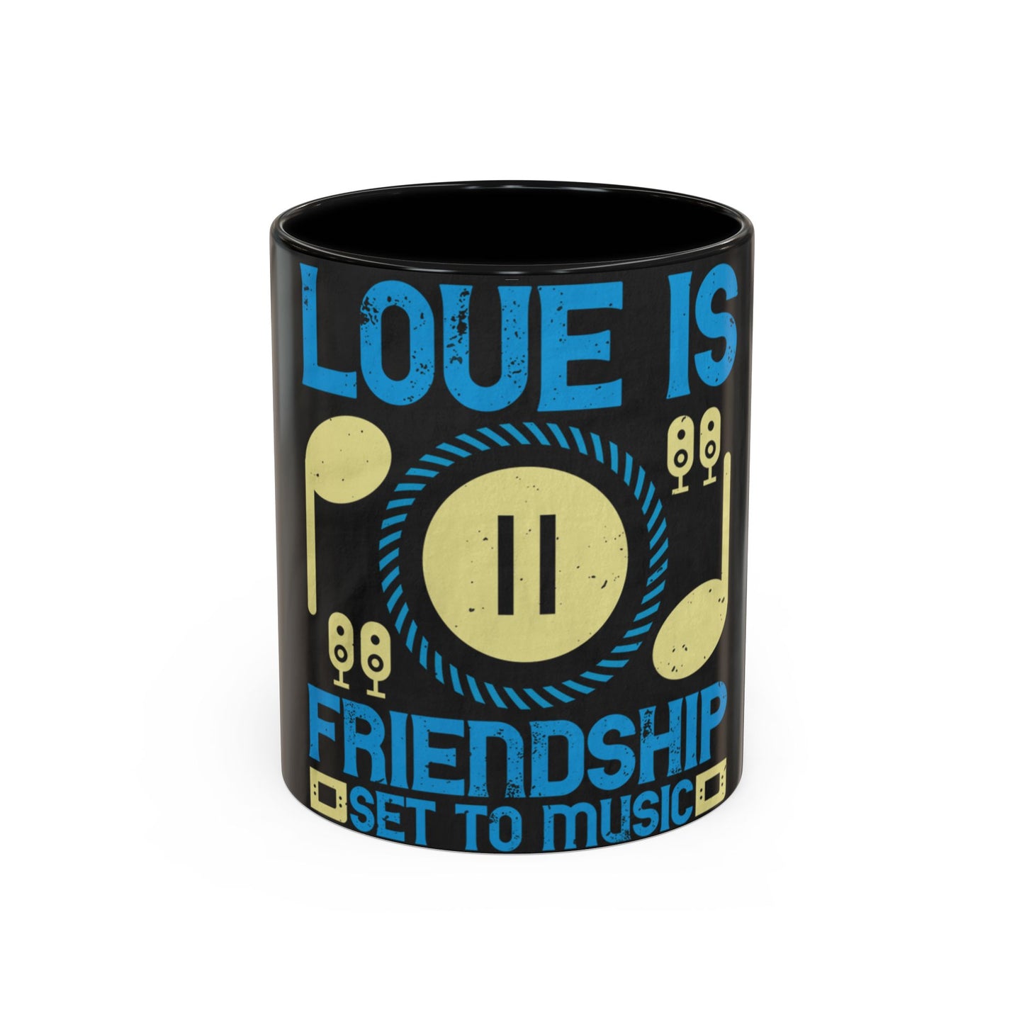 Love is friendship set to music — Accent Mug 11/15oz