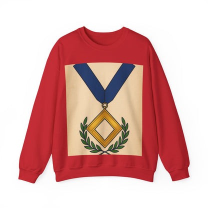 Worshipful master jewel Square — Unisex Heavy Blend Crewneck (G18000)