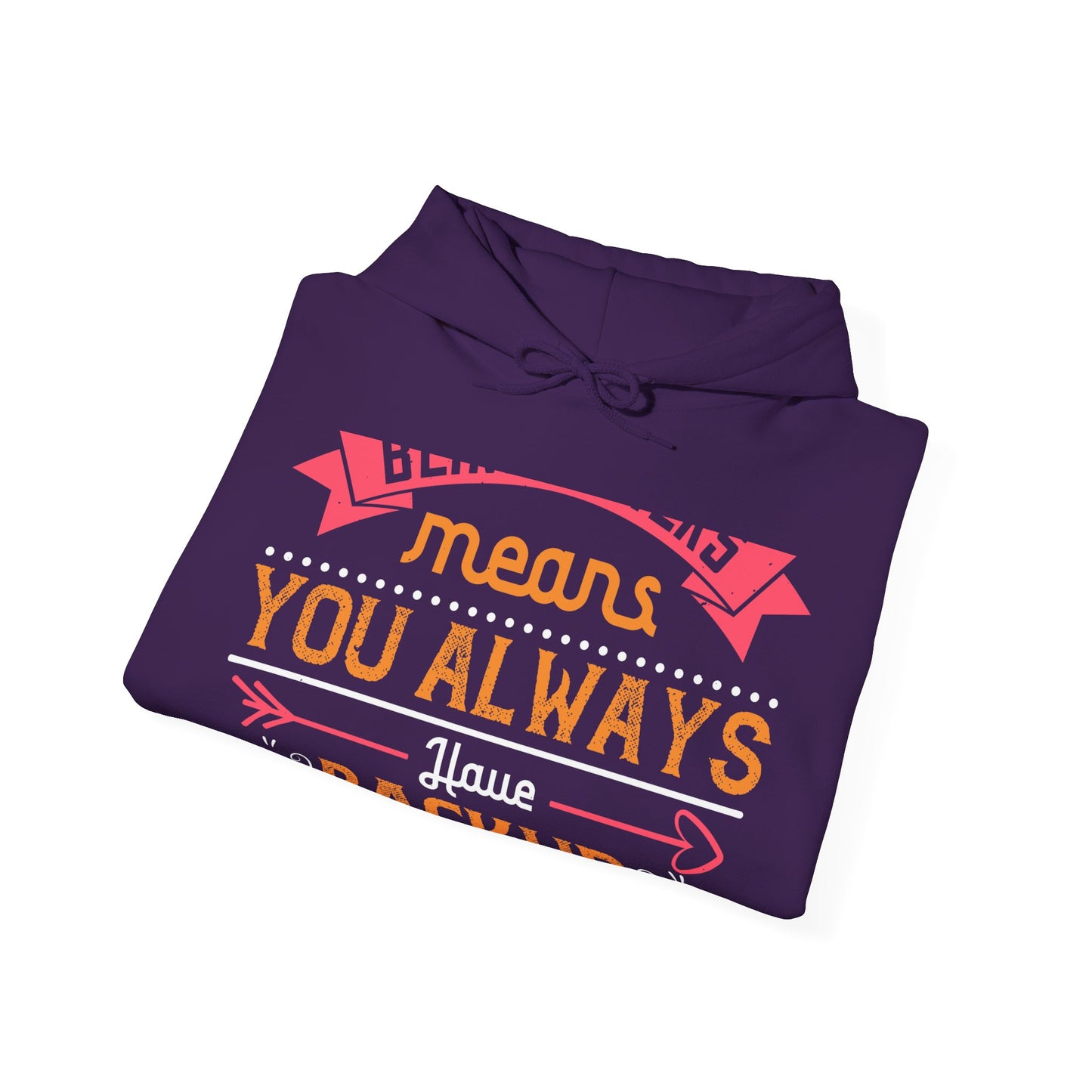 Being sisters means you always have backup 4 design (2) — Unisex Heavy Blend Hoodie (G18500)