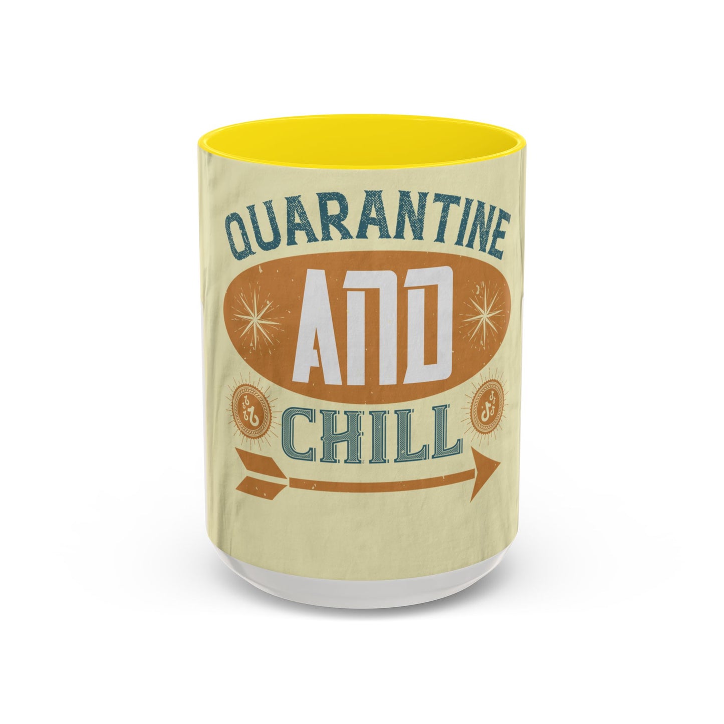 quarantine and chill — Accent Mug 11/15oz