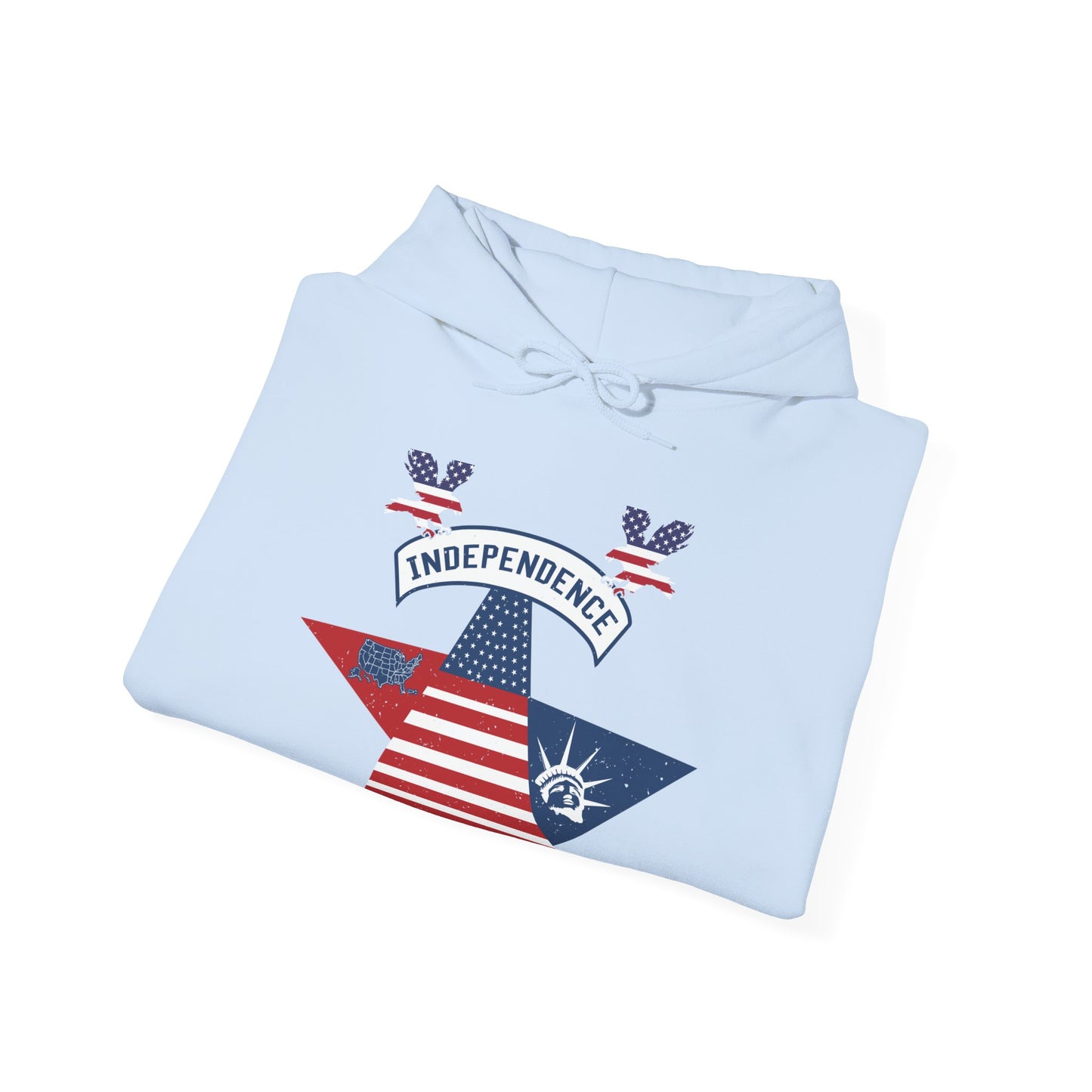 Fourth of july (48) — Unisex Heavy Blend Hoodie (G18500)