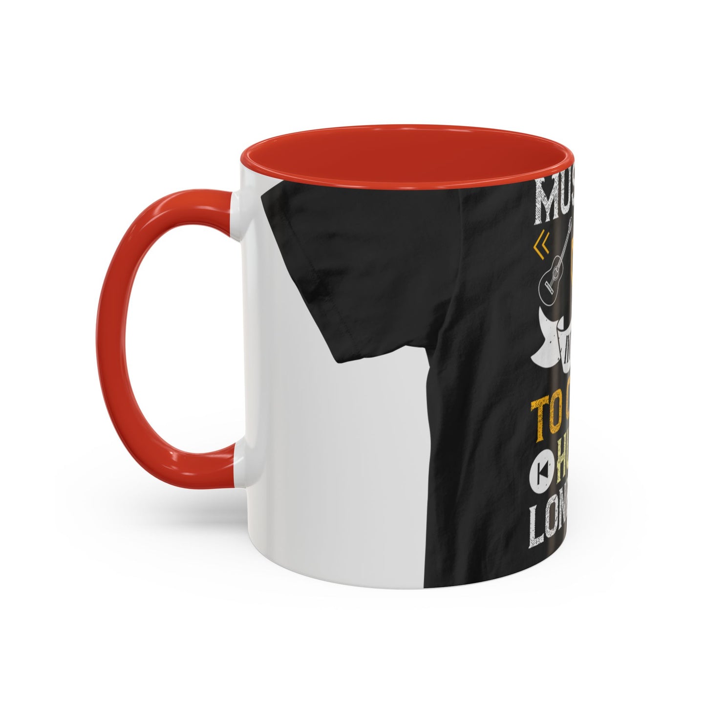 Music was invented to confirm human loneliness — Accent Mug 11/15oz