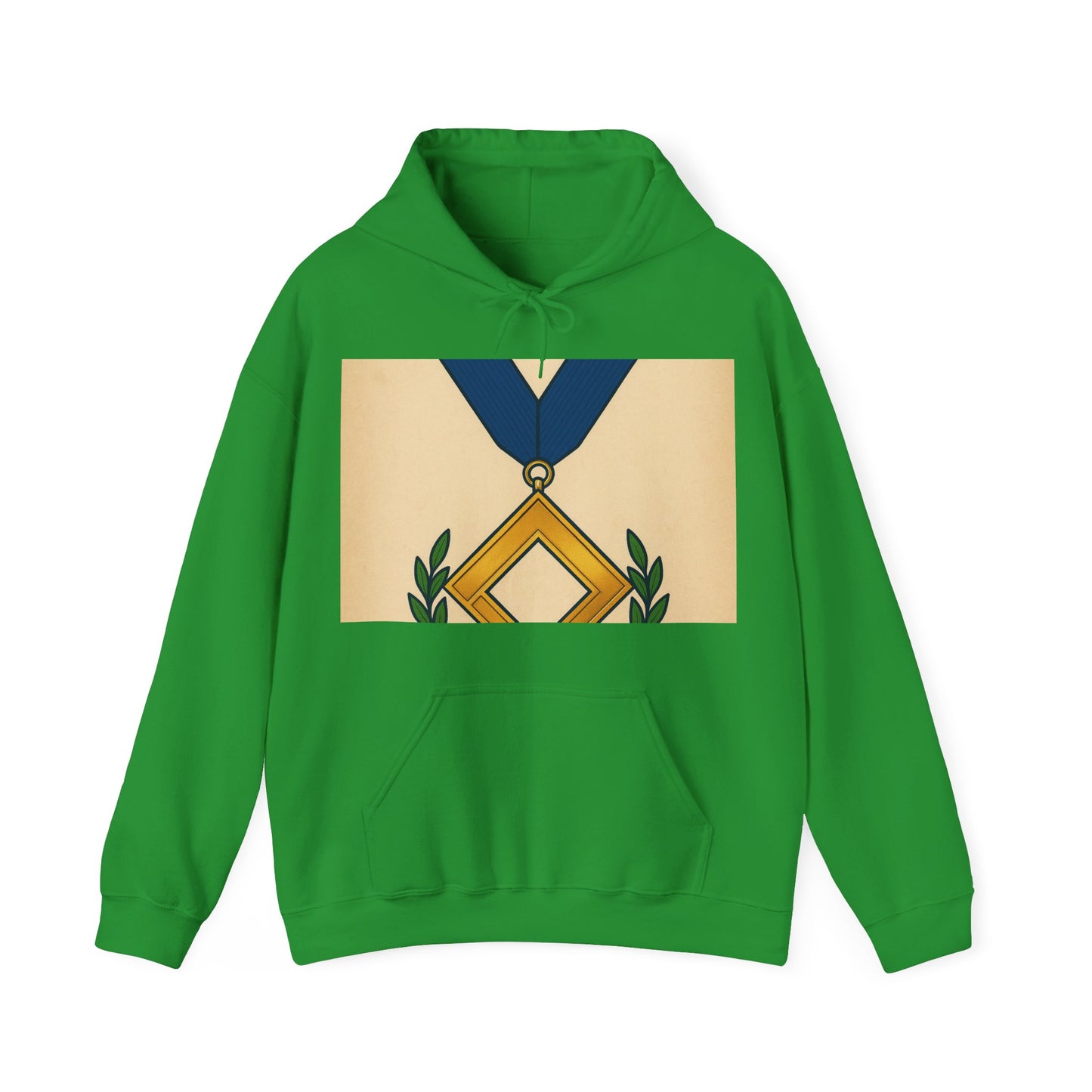Worshipful master jewel Square — Unisex Heavy Blend Hoodie (G18500)