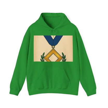 Worshipful master jewel Square — Unisex Heavy Blend Hoodie (G18500)