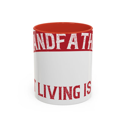 My grandfather always said that living is like licking honey off a thorn-01 — Accent Mug 11/15oz