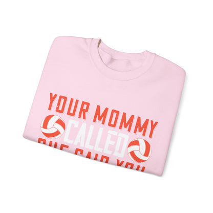 Your mommy called. She said you left your game at home-01 — Unisex Heavy Blend Crewneck (G18000)