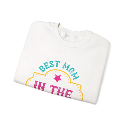 best mom in the galaxy-01 — Unisex Heavy Blend Crewneck (G18000)