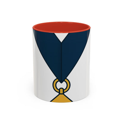 Senior Warden SW  the level — Accent Mug 11/15oz