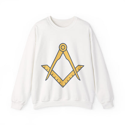 Plain Square and compass — Unisex Heavy Blend Crewneck (G18000)