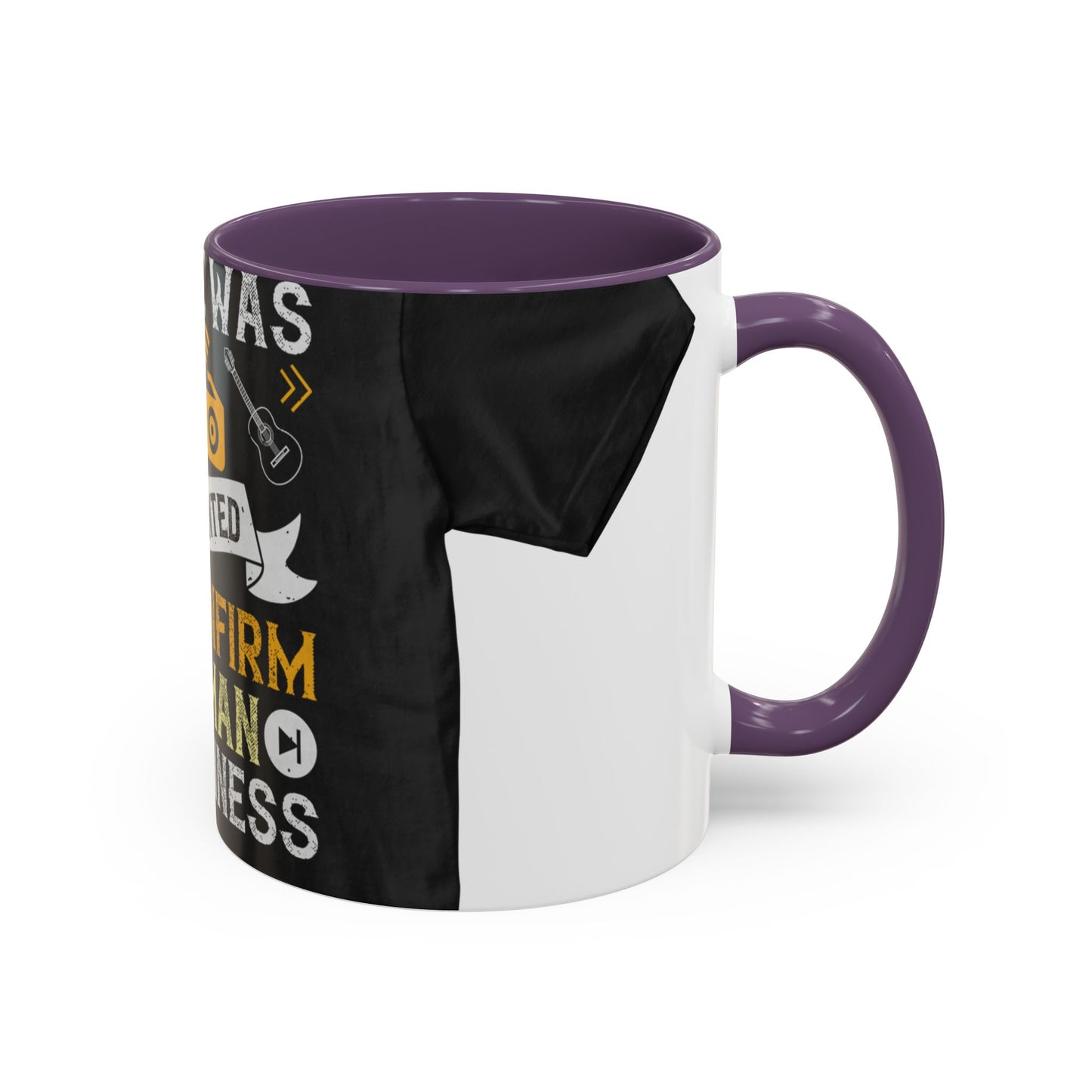 Music was invented to confirm human loneliness — Accent Mug 11/15oz