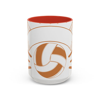 Volleyball Invented by men, perfected by women-01 — Accent Mug 11/15oz