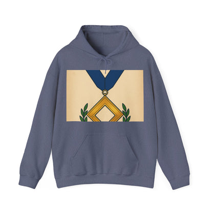Worshipful master jewel Square — Unisex Heavy Blend Hoodie (G18500)