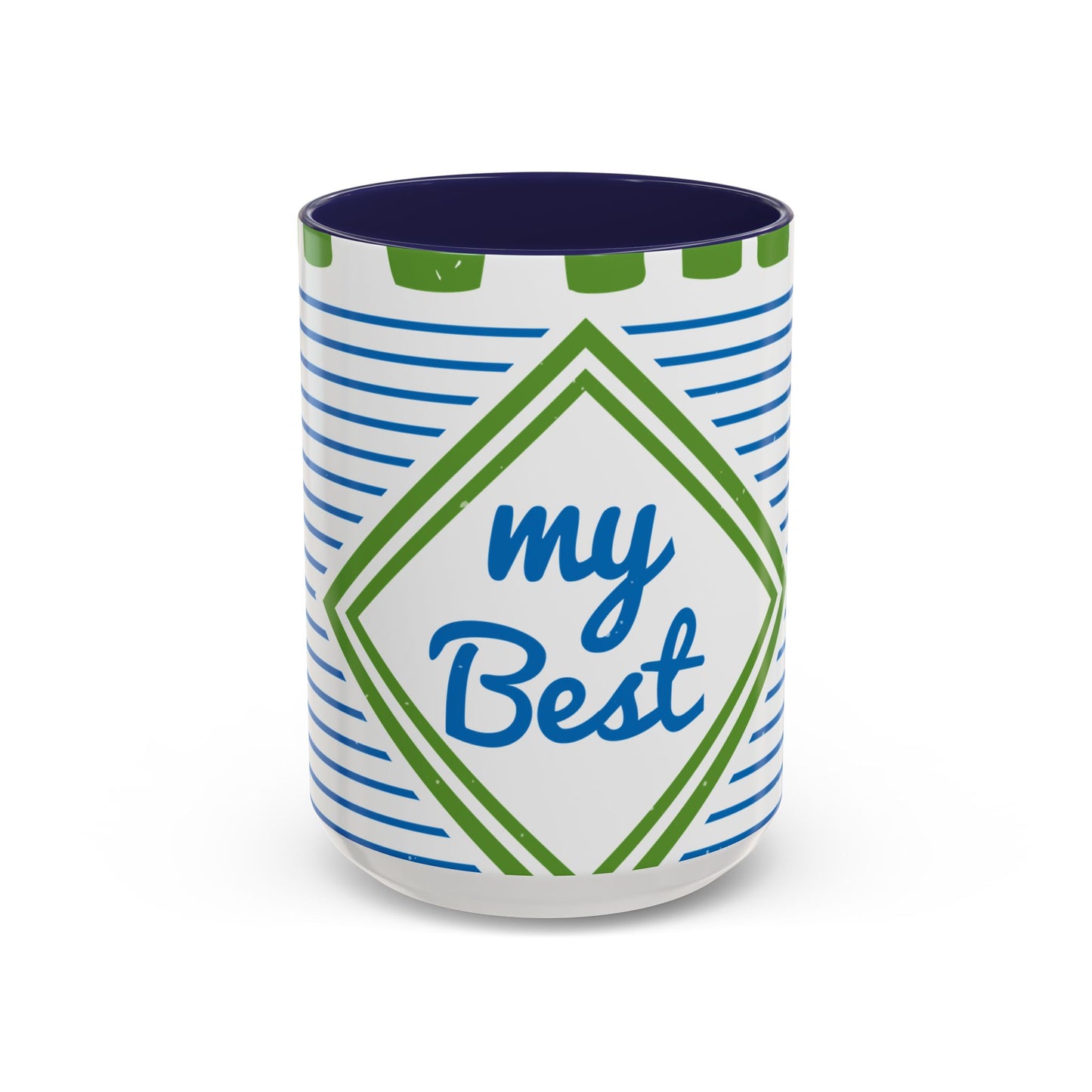 living my best quarantine-01 — Accent Mug 11/15oz