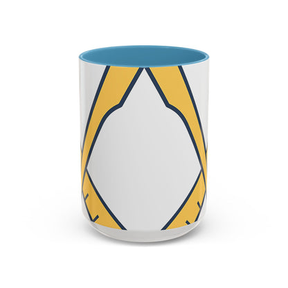 Plain Square and compass — Accent Mug 11/15oz