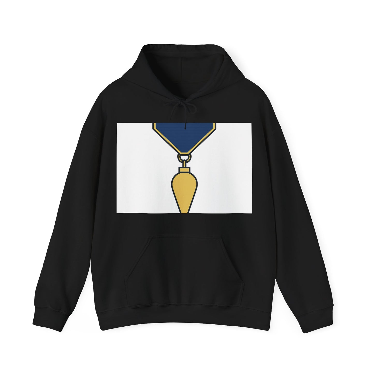 Junior Warden -JW - white bg — Unisex Heavy Blend Hoodie (G18500)